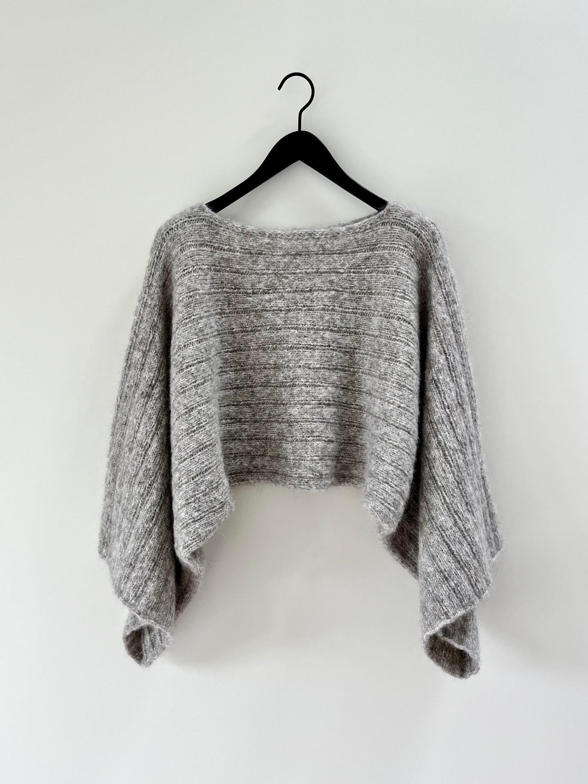Black Poncho Sweater MY COMFY PONCHO – main image 1